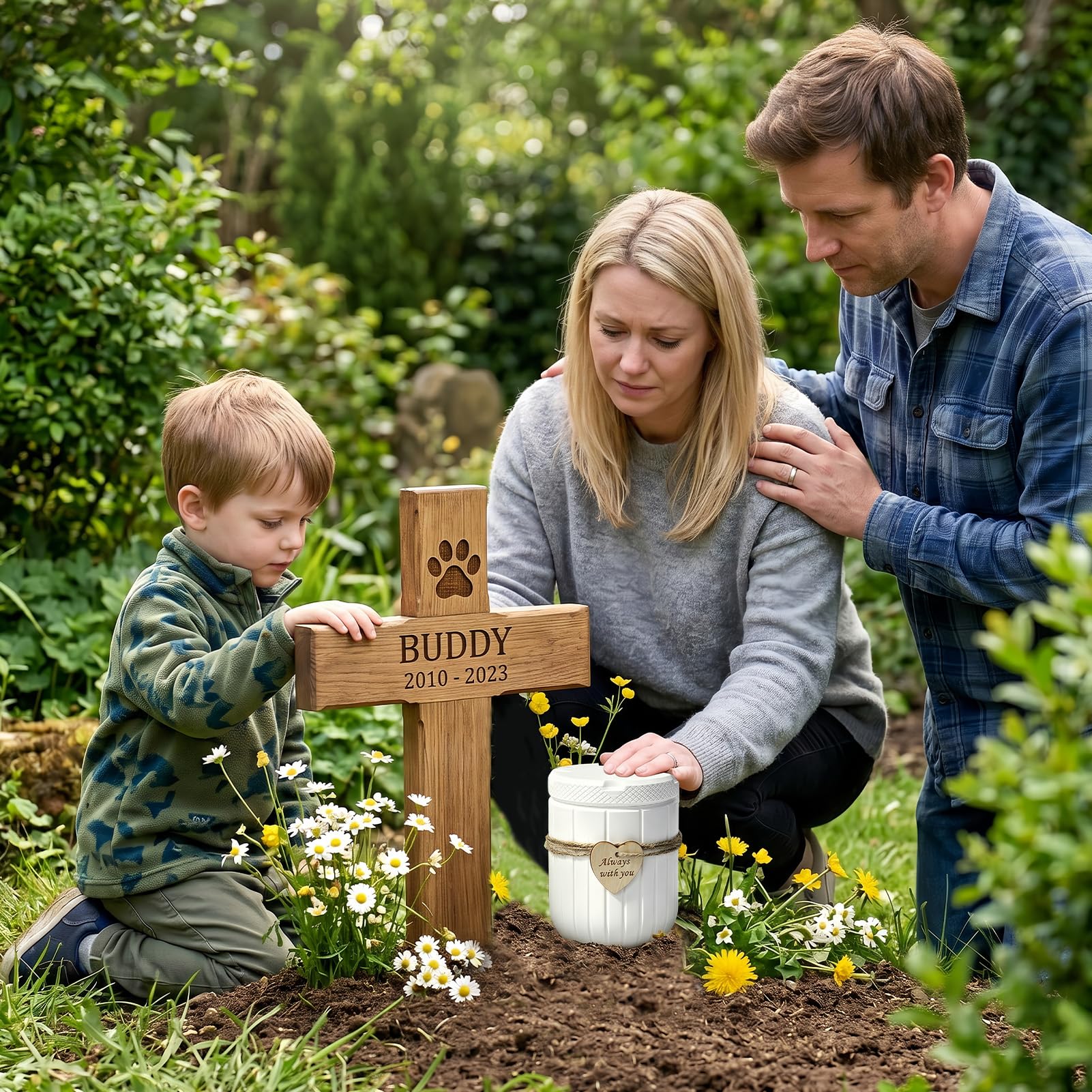 AVIMO PLA pet urn garden burial [AVIMO_COLOR:white]